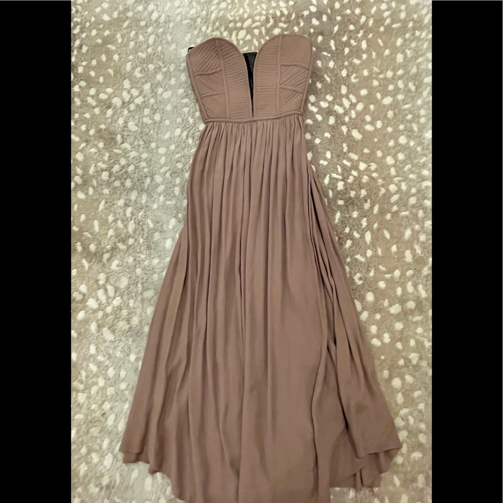 NWOT Plastic Island strapless dress